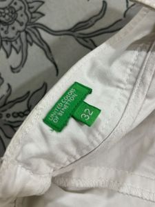 White Cargo Pants