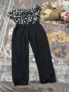 Floral Off-Shoulder Jumpsuit