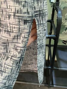 Abstract Print Maxi Skirt