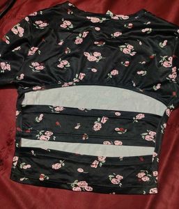Floral Print Long Sleeve Top