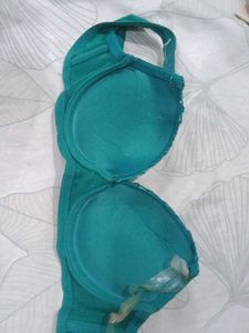 Teal Lace Bra