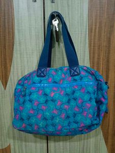 Kipling Blue monkey Print Shoulder Bag