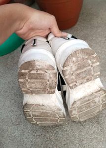 Stylish White &amp; Black Sneakers