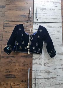 Embroidered Velvet Lehenga Skirt