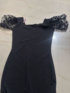 Black Bodycon Midi Dress