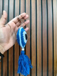 Evil Eye Keychain With Tassel