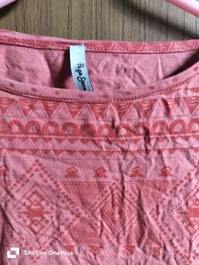 Pepe Jeans Coral Print T-Shirt