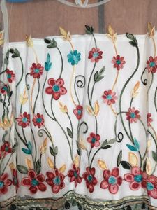 Net Top With Thread Work ,Wide Hands