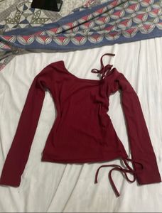 Ribbed Long Sleeve Top