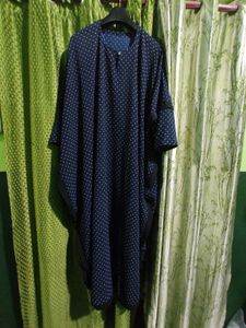 Elegant Polka Dot Abaya
