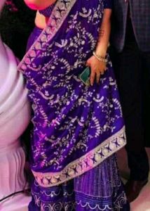 Purple lehnga
