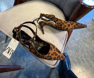 Zara Leopard Print Heels