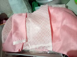 Pink Motto Indian Kurta