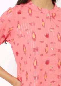 Printed A-Line Kurta With Insert Pocket