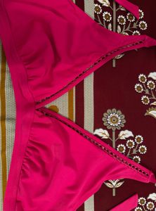 Bright Pink Bikini Top