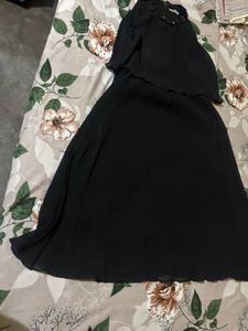 Elegant Black Sequined Gown