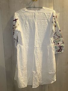 Embroidered Cotton Kurta