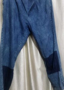Patchwork Denim Jeans