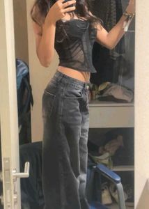 Trendy Black Wide Leg Jeans