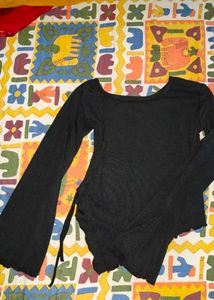 Off-Shoulder Long Sleeve Top