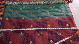 beautiful long net duppata