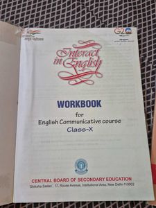 workbook English communicative class 10 CBSE