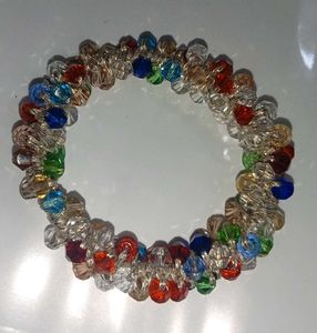 Colorful Crystal Multi colour hair tie