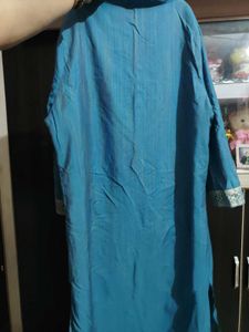 💙Elegant Blue Embroidered Kurta