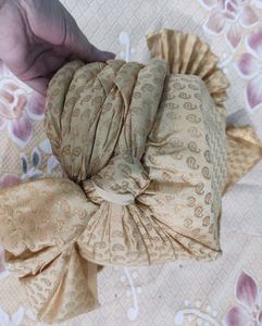 Golden Brocade Turban (Pagri) Sehra for Sherwani
