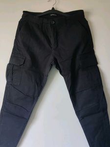 Stylish Black Men's Cargo Pants
