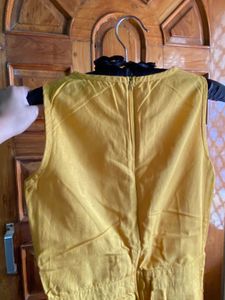Yellow Sleeveless Jumpsuit