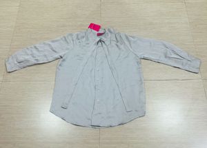Light Gray Button-Up Shirt