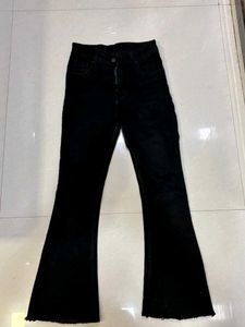 Black Flared Jeans