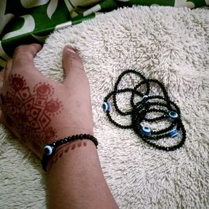Evil Eye Bracelets Set pack of 10