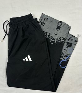 Black Printed Track Pants | Stylish Graphic Design