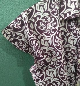 pintresty|cute|summer|crop Printed Shirt top💜