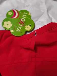 Adorable Red Baby Girl Dress