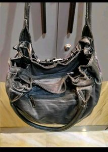 Striped Hobo Bag