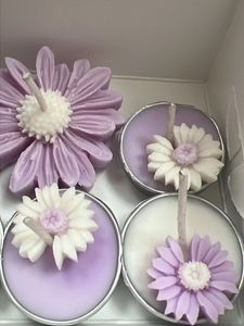 Decorative Floral Scented Tealight Candles