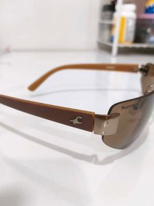 Fastrack Brown Rimless Sunglasses women