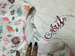 New with tag Chickonkuri Floral Print Midi Dress