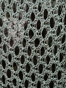 Silver Knit Cover-Up Sraug