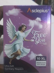 Asclepius Free You Ultra Soft Sanitary Pads XL 280