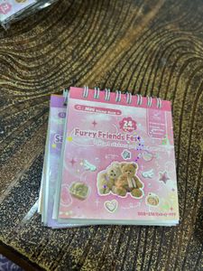 Cute Furry Friends Mini Sticker Book