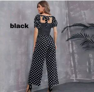 Polka Dot Smocked Dress