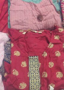 Mixed Kurtas.Ranges Between 200-300rs, Fixed Price