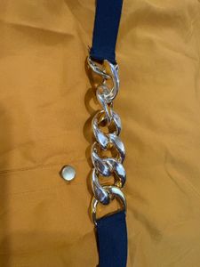 Casual Mustard Dress With Free Waist Black Belt