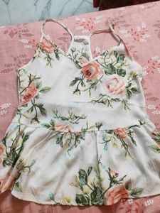 Floral Print Summer Top