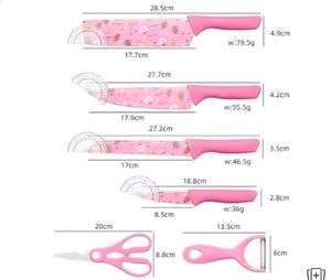Pink Kawaii Knife Set