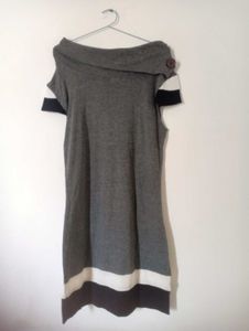 Stylish Gray Knit Dress